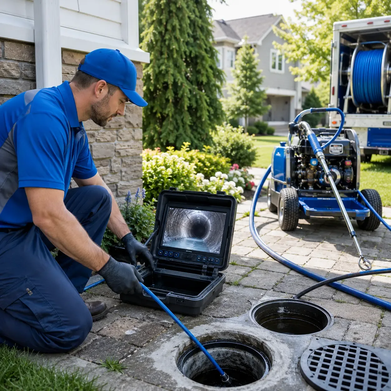 Outdoor drain cleaning professionals serving Ponder, TX